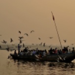 India - Varanassi - plimbare cu barca pe Gange