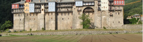 Manastirea Iviron - vedere exterioara